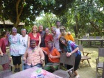 Our group all ready for Holi