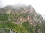 The Amalfi Coast road